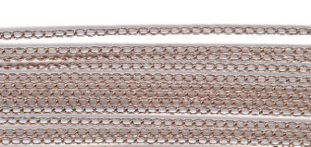 1 Meter of 4x2mm Antique Copper Chain