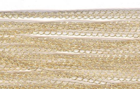 1 Meter of 4x2mm Gold Chain