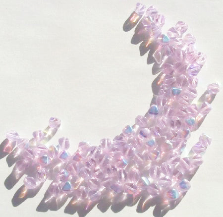 100 6mm Bicone Alexandrite AB