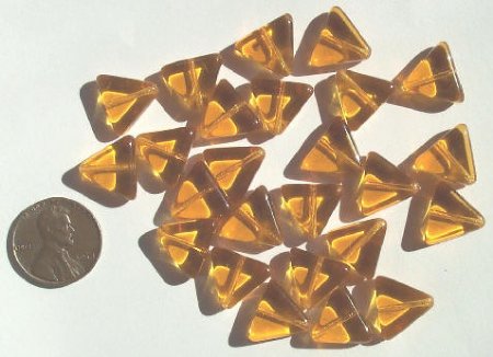 25 12mm Topaz Flat Triangle