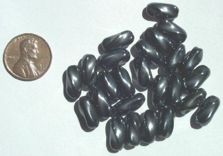 25 13mm Twisted Ovals - Gunmetal