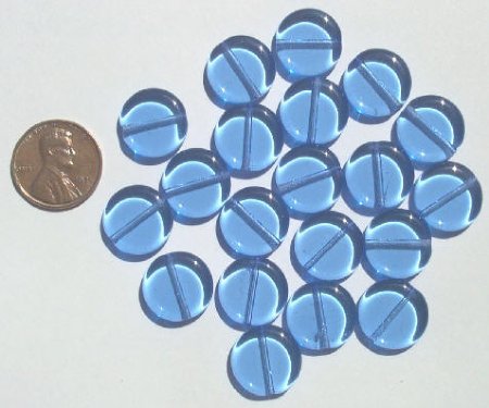20 14mm Light Sapphire Disks