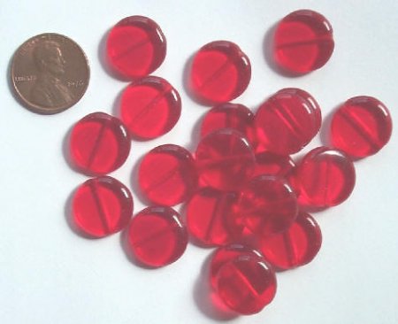 20 14mm Red Disks