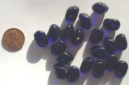 20 15x10mm Cobalt Nuggets