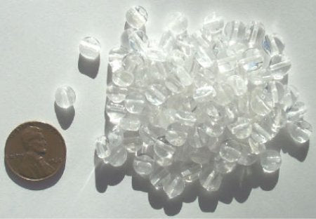 100 6.5mm Four Sided Clear Disk
