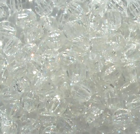 200 6mm Acrylic Faceted Crystal