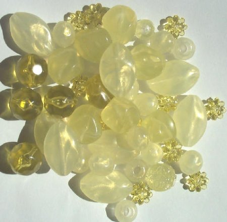 42 grams of Medium Pineapple Acrylic/Lucite Mix