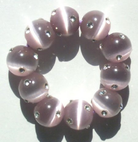 1 10mm Light Amethyst Fireball