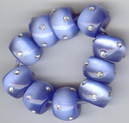 1 8x12mm Light Sapphire Fireball
