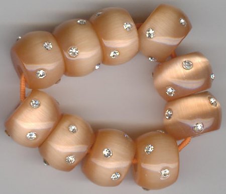 1 8x12mm Peach Fireball