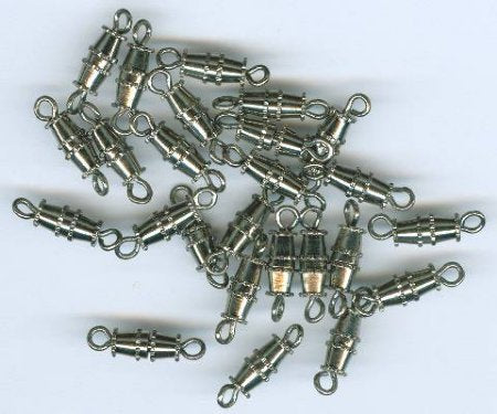 25 16mm Gunmetal Barrel Screw Clasps