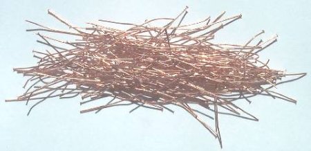 100, 2 Inch 24ga Bright Copper Fine Head Pins
