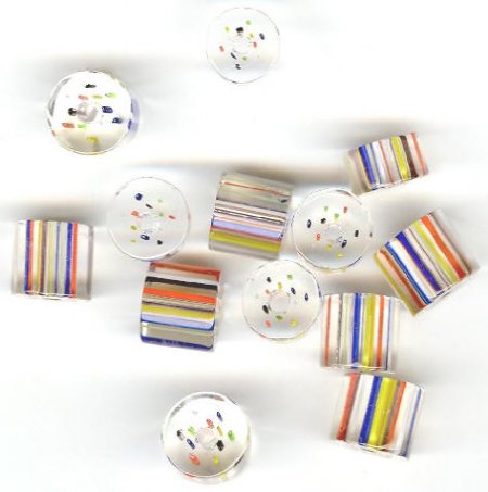 Furnace 20 grams Round Crystal, Blue, Yellow, Green, & Orange