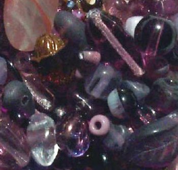 Northern Bead Deluxe 50 gram Amethyst Mix