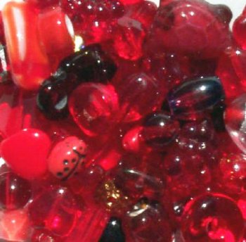 Northern Bead Deluxe 50 gram Red Mix