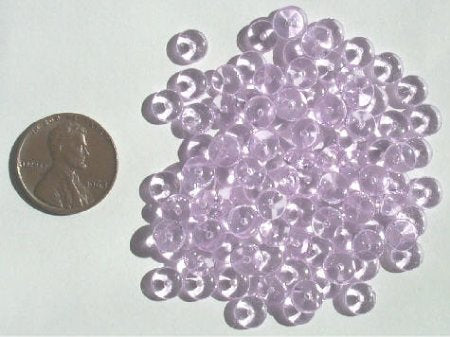 100 2x6mm Transparent Alexandrite Rondelle Beads