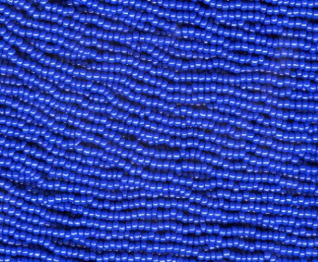 1 Hank of 10/0 Opaque Royal Blue Seed Beads