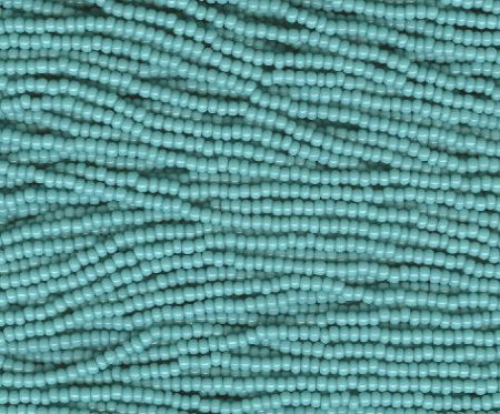 1 Hank of 10/0 Opaque Turquoise Seed Beads
