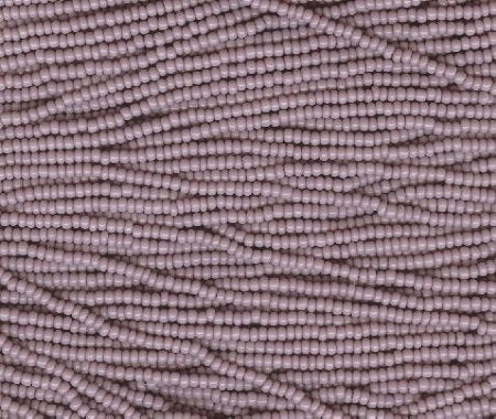 1 Hank of 11/0 Opaque Mauve Seed Beads