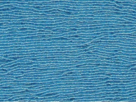 1 Hank of 11/0 Transparent Aqua AB Seed Beads