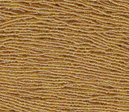 1 Hank of 11/0 Transparent Topaz AB Seed Beads