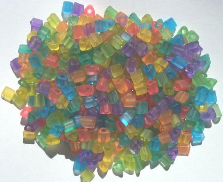 50g 4x4mm Matte Mixed Triangles