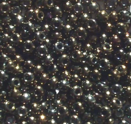 25g 5/0 Opaque Metallic Brown AB Fringe Drops