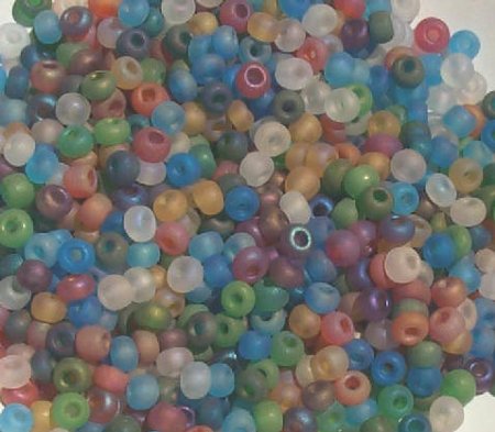 50g 6/0 Transparent Matte Iris Mix