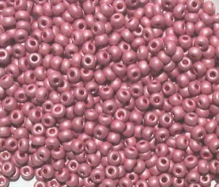 50g 6/0 Matte Metallic Dark Pink