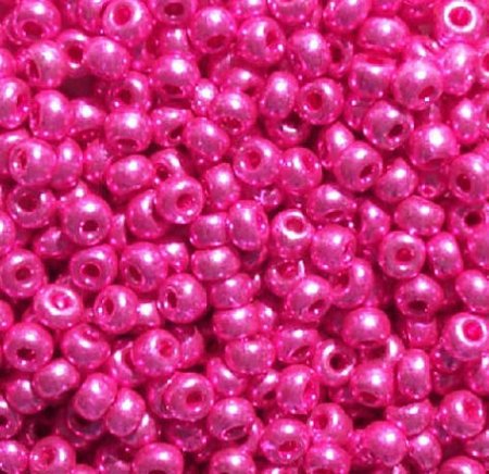 50g 6/0 Metallic Pink