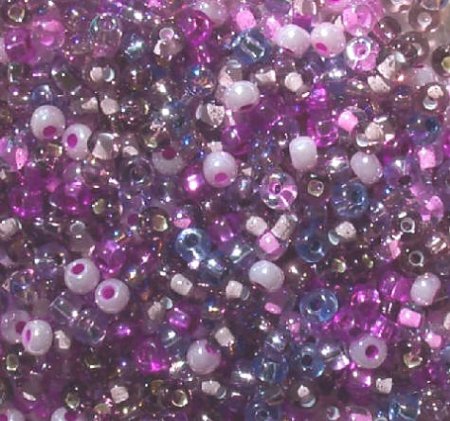 50g 6/0 Purple Multi Mix
