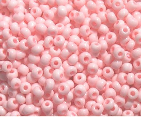 50g 6/0 Opaque Chalk Pink