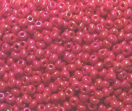 50g 6/0 Opaque Iris Red