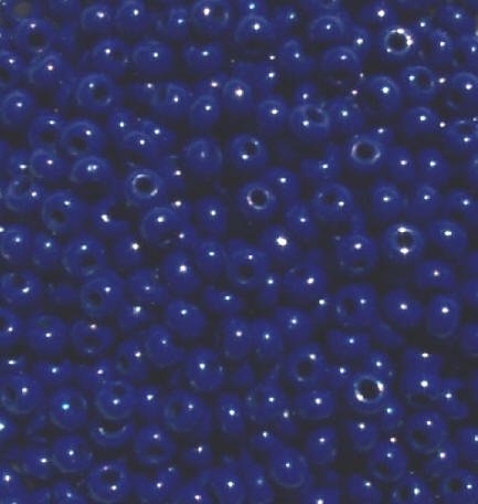 50g 6/0 Opaque Dark Royal Blue Seed Beads