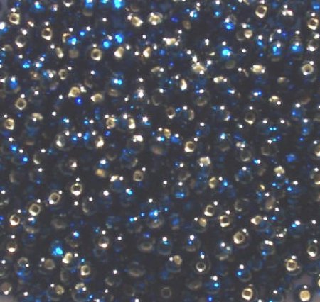 50g 6/0 Dark Aqua Silver Lined