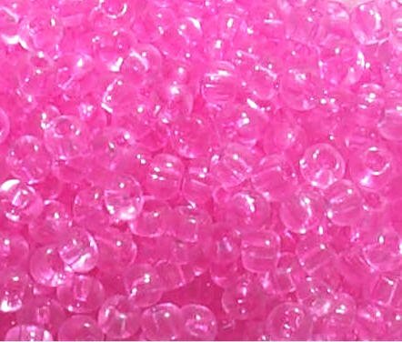50g 6/0 Transparent Hot Pink