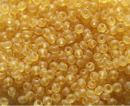 50g  6/0 Transparent Matte Light Topaz