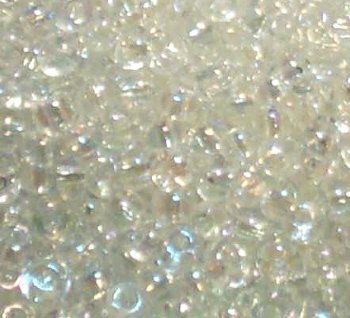 50g 6/0 Transparent Iris Crystal