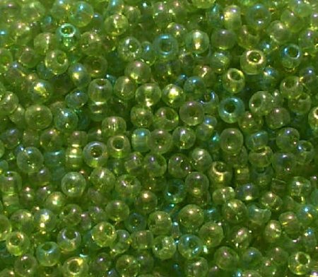 50g 6/0 Transparent Iris Light Olivine