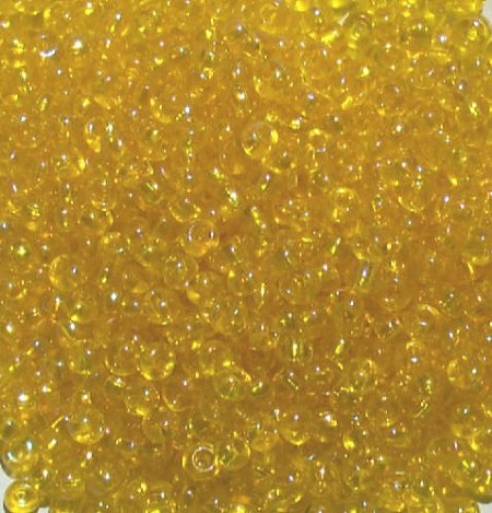 50g 6/0 Transparent Iris Yellow