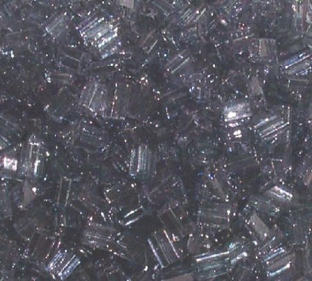 50g 5x4x2mm Montana Blue Lustre Tile Beads