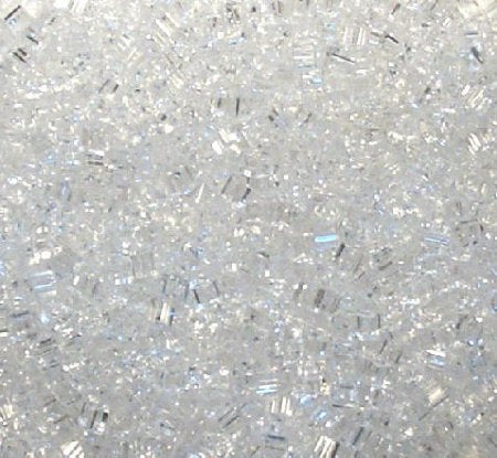 50g 2.6x2.6mm Transparent Clear Tiny Cubes