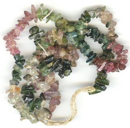 15 inch strand of Tourmaline Chips