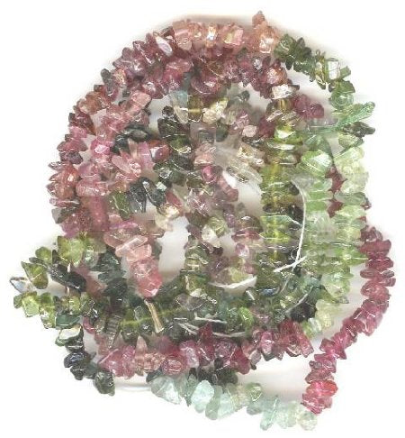 34 inch strand of Tourmaline Chips