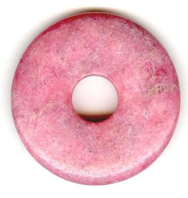1 30mm Rhodonite Donut