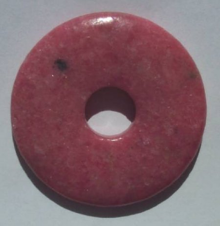1 40mm Rhodonite Donut