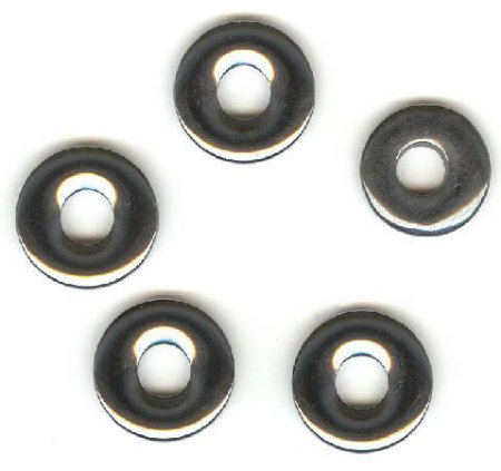 5 4x15mm Hematite Donuts