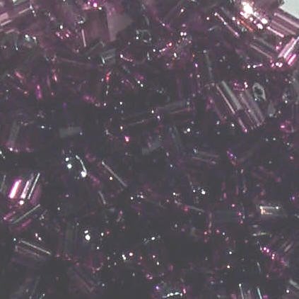 50g 5x4x2mm Transparent Amethyst Tile Beads