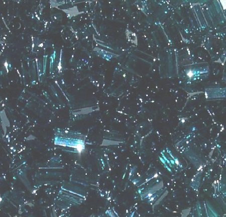 50g 5x4x2mm Dark Teal Lustre Tile Beads