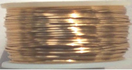 20 Yards of 24 Gauge Non-Tarnish Brass Artistic Wire
